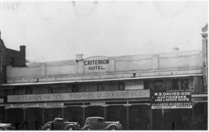 Criterion Hotel 1949